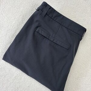 LULULEMON Commission Slim Fit Warpstreme Mens Chino Pants 36/31 Dark Gray Casual